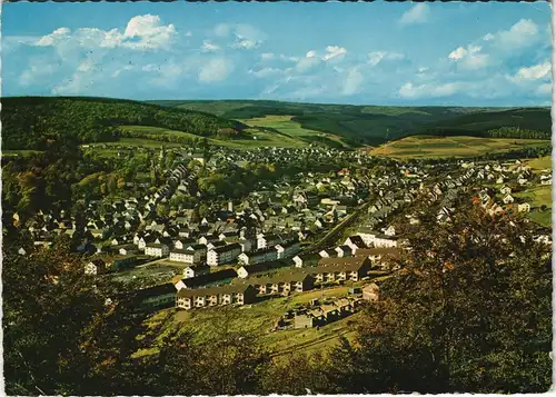 Ansichtskarte Bad Berleburg Panorama Gesamtansicht 1965