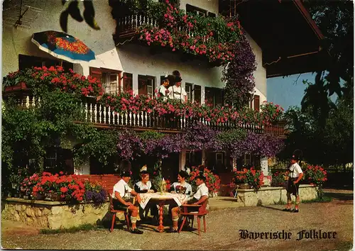 Ansichtskarte Chiemsee Bayerische Folklore - Grüße aus Bayern 1967