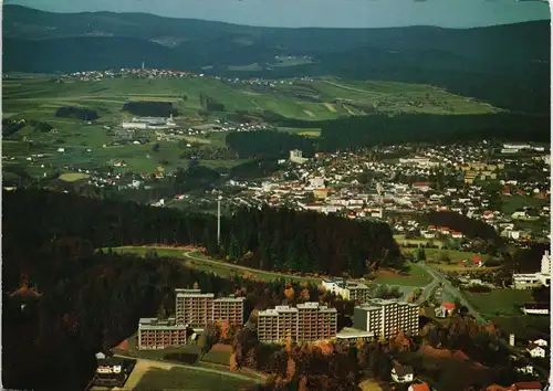 Ansichtskarte Freyung Luftbild Neubauten Stadt 1972