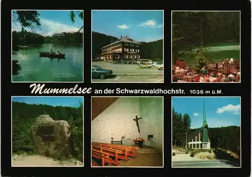 Ansichtskarte Seebach Mummelsee, Gasthaus, Kirche - MB 1981