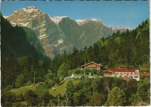 Ansichtskarte Bad Reichenhall Berghof zum Schroffen 1973