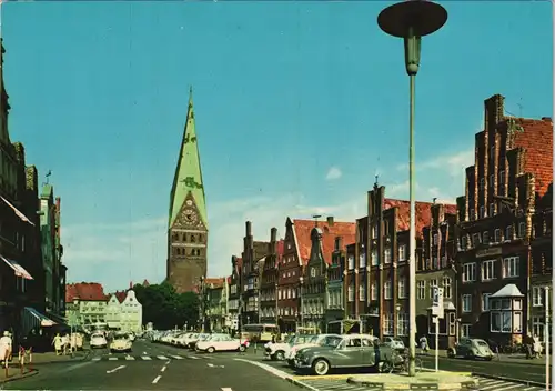 Ansichtskarte Lüneburg Straßen Ansicht Am Sande 1965