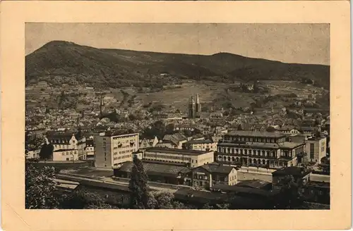 Neustadt an der Weinstraße  Panorama-Ansicht Innenstadt Blick Haard-Berge 1950