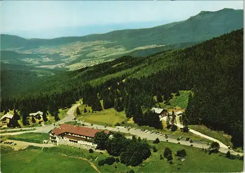 Ansichtskarte Bayerisch Eisenstein SPORTHOTEL BRENNES aus der Vogelschau 1971