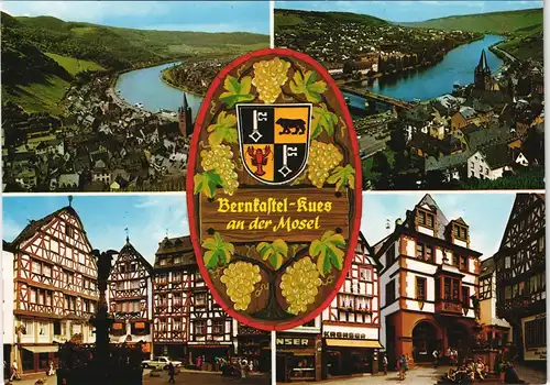 Bernkastel-Kues Berncastel-Cues Mehrbild-AK mit 4 Ortsansichten 1975