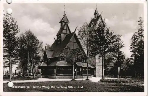 Brückenberg-Krummhübel Karpacz Górny Karpacz Stabkirche Wang Riesengebirge 1940