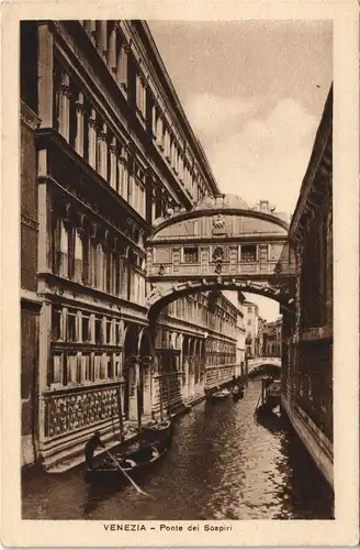 Cartoline Venedig Venezia VENEZIA Ponte dei Sospiri 1930