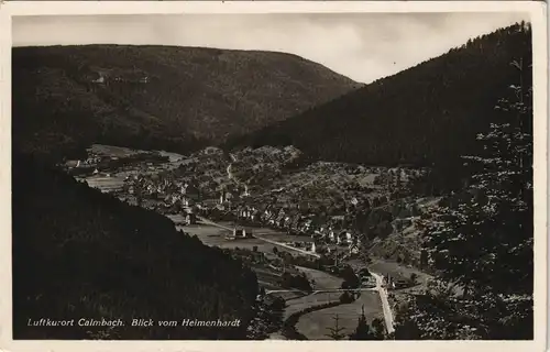 Calmbach-Bad Wildbad Luftkurort Calmbach Blick vom Heimenhardt 1930