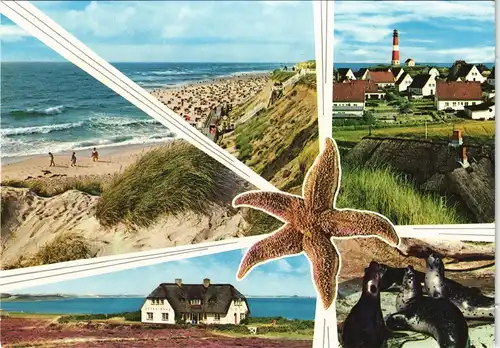 Ansichtskarte Sylt Nordseeinsel SYLT Mehrbild-AK div. Ansichten 1980