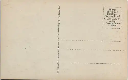 St. Bartholomä-Schönau am Königssee See und Berg Panorama 1930