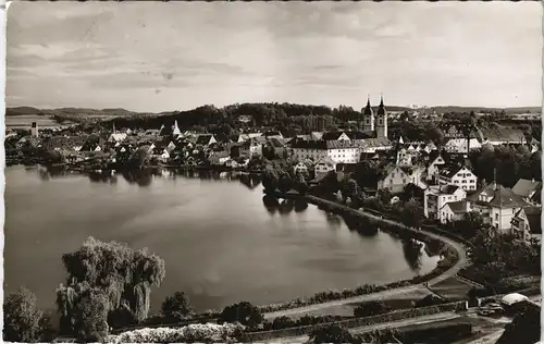 Ansichtskarte Bad Waldsee Panorama-Ansicht 1960