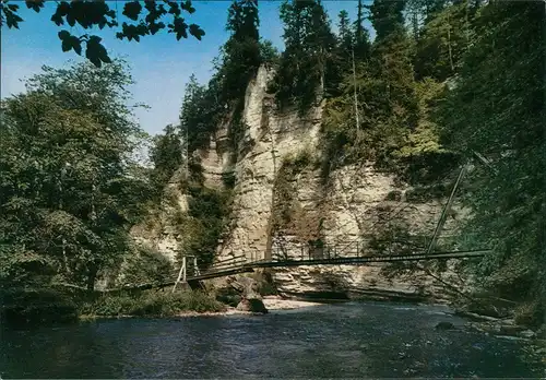 Ansichtskarte Titisee-Neustadt Wutachschlucht im südl. Schwarzwald 1980