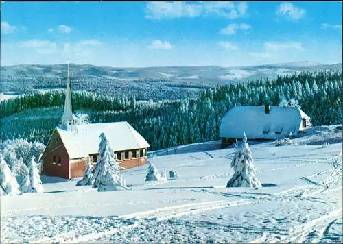 g Schwarzwald (Mittelgebirge) Stimmungsbild Winter-Landschaft 1989