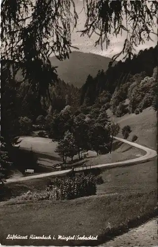 Ansichtskarte Huzenbach-Baiersbronn Panorama-Ansicht Murgtal Seebachtal 1963