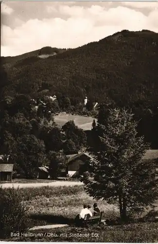 Ansichtskarte Bad Heilbrunn Panorama-Teilansicht 1965