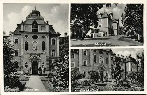 Ansichtskarte Perasdorf Kloster Kostenz Mehrbildkarte 3 Foto-Ansichten 1957