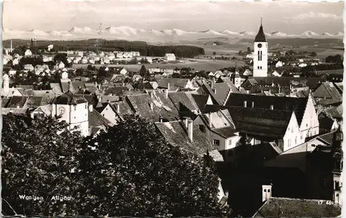 Ansichtskarte Wangen Panorama-Ansicht Allgäu 1964