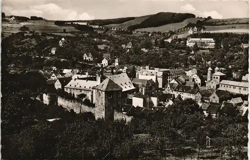 Münstereifel Blick auf die Stadt 1956   mit guter Misch-Frankatur rückseitig