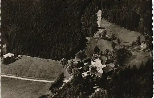 Hahnenklee-Bockswiese-Goslar(im Oberharz) Luftaufnahme 1953  Landpoststempel