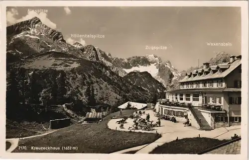 Garmisch-Partenkirchen Kreuzeck (Wettersteingebirge) Kreuzeckhaus 1940