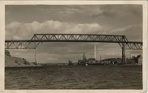Ansichtskarte Holtenau-Kiel Holtenå Prinz-Heinrich-Brücke 1928