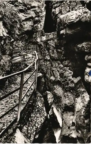 Tiefenbach-Oberstdorf (Allgäu) Breitachklamm Felsen Schlucht Bayern 1959