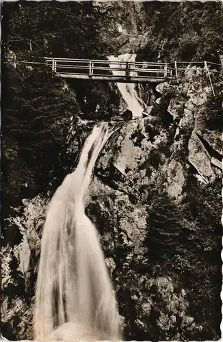 Oppenau Wasserfall Allerheiligen (Schwarzwald) Waterfall Black Forest 1960