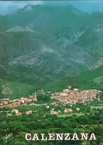 CPA Calenzana Panorama Ansicht CALENZANA (Corse) 1980