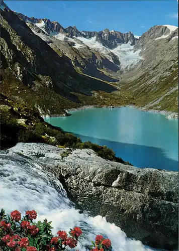 Ansichtskarte .Schweiz Stausee Göschener-Alp und Kehlenalptal 1990