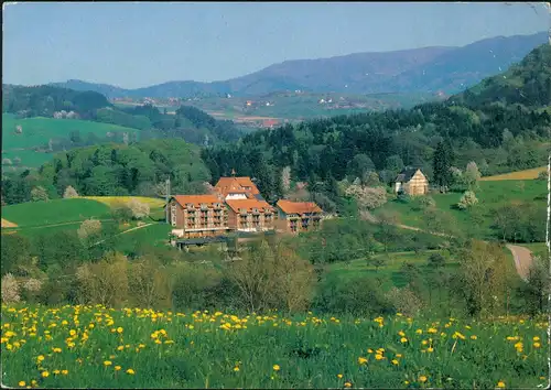 Wittnau (Breisgau) Panorama mit Rehabilitations-Kurklinik Stöckenhöfe 1988