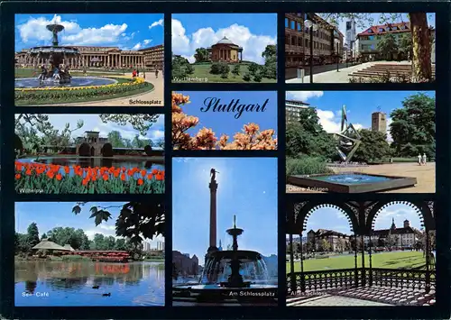 Ansichtskarte Stuttgart Mehrbild-AK Serie "Schönes Stuttgart" 2000
