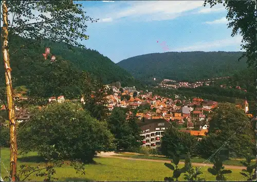 Ansichtskarte Bad Liebenzell Panorama-Ansicht, Schwarzwald 1988