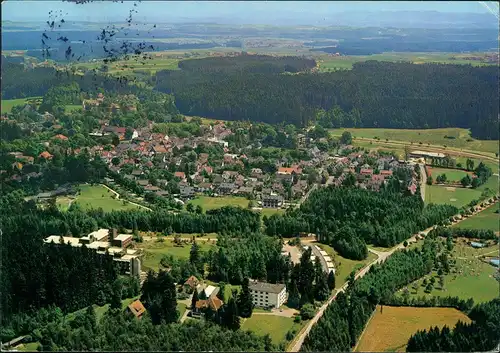 Königsfeld im Schwarzwald Luftbild, Ort Schwarzwald Luftaufnahme 1978