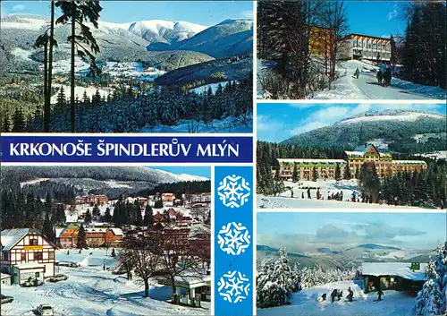 Spindlermühle Špindlerův Mlýn | Spindelmühle Mehrbildkarte Umland-Ansichten 1980
