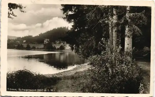 Ansichtskarte Titisee Panorama-Ansicht See im Schwarzwald 1950