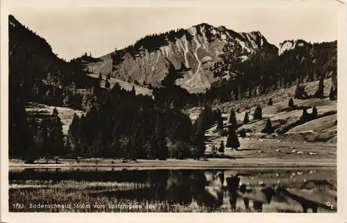 Spitzingsee-Schliersee Umlandansicht Bodenschneid vom Spitzingsee 1950