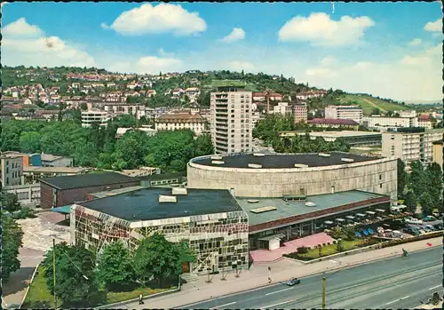 Ansichtskarte Stuttgart Partie am Konzerthaus Liederhalle 1970