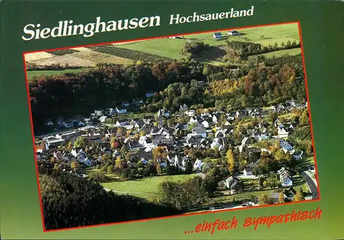 Siedlinghausen-Winterberg Gesamtansicht Totalansicht des Dorfes 2000
