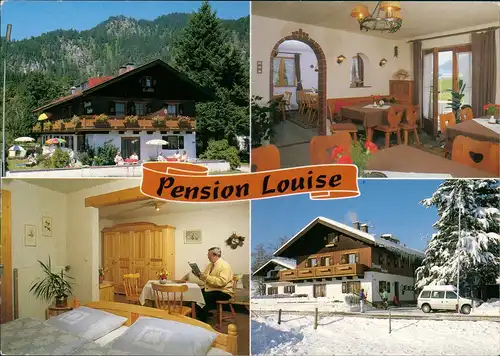 Reit im Winkl Pension Louise Inh. I. Kaufmann Tiroler Straße Mehrbildkarte 1992