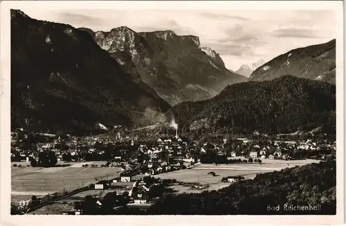 Ansichtskarte Bad Reichenhall Totale 1954