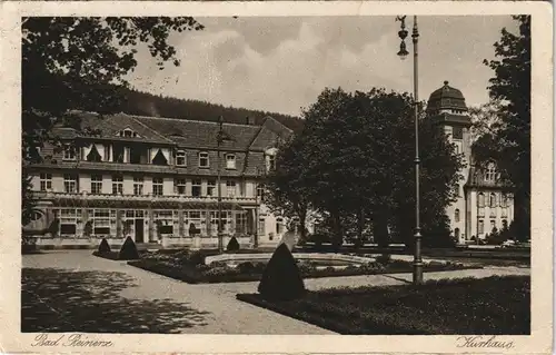 Postcard Bad Reinerz Duszniki-Zdrój Kurhaus 1928