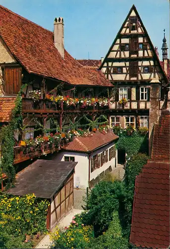 Ansichtskarte Dinkelsbühl Hezelhof 1982