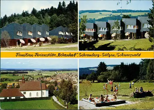 Sulgen-Schramberg Mehrbild-AK Familien-Ferienstätte Eckenhof im Schwarzwald 1984