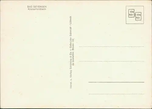 Ansichtskarte Bad Bevensen Kreisaltersheim Altersheim 1975
