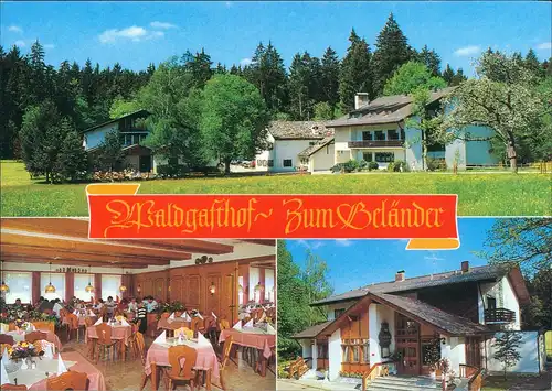Geländer-Eichstätt Waldgasthof Zum Geländer, Region Eichstätt, Reklamekarte 2000