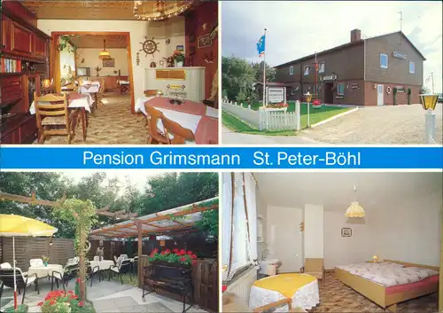 Ansichtskarte Böhl-St. Peter-Ording Pension Grimsmann Mehrbildkarte 1997