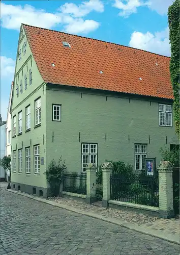 Ansichtskarte Husum Storms Wohnhaus Wasserreihe 31 (Museum) 2000