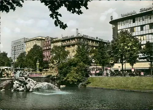 Ansichtskarte Düsseldorf Partie am Corneliusplatz 1960