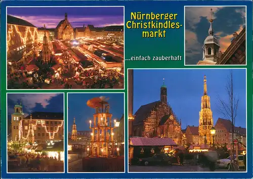 Nürnberg Mehrbildkarte Christkindles-Markt, Weihnachtsmarkt 2015
