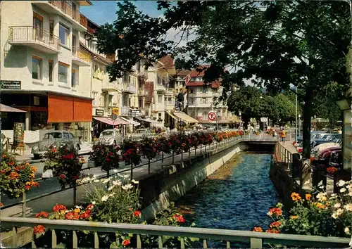 Bad Herrenalb Geschäftrsstraße, Autos ua. Volkswagen VW Käfer 1972